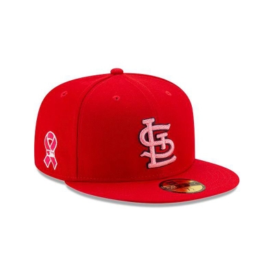 Red St. Louis Cardinals Hat - New Era MLB Mother's Day 59FIFTY Fitted Caps USA9741523